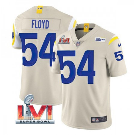 Maillot Los Angeles Rams Leonard Floyd 54 Bone 2022 Super Bowl LVI Vapor Limited - Homme Maillot Los Angeles Rams Leonard Floyd 54 Bone 2022 Super Bowl LVI Vapor Limited - Homme
